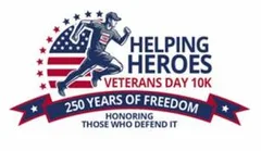 Helping Heroes Veterans Day 10K logo
