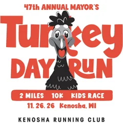 Kenosha Mayor's Turkey Day Run 10K & 2 Mile Run/Walk logo