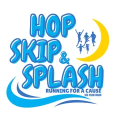 Hop Skip and Splash 5K Fun Run/Walk logo