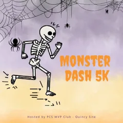 Monster Dash 5k - Hosted by PCS MVP Club - Quincy Site logo