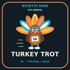 4th Annual Boyette Park Turkey Trot logo