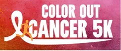 Color Out Cancer | Cancer Support Ministry 5K Color Run logo