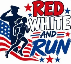 Red, White and Run 4k for Veterans logo