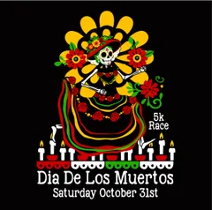 Día De Los Muertos 5k Race logo