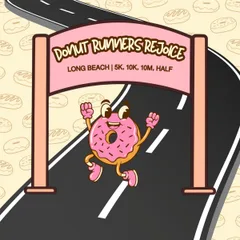 Donut Runners Rejoice - 5K, 10K, 10-Miler, Half Marathon logo
