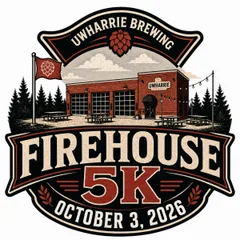 Uwharrie Brewing Firehouse 5K & 1 Mile Run/Walk logo