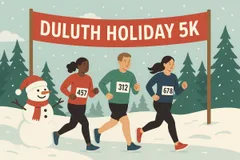 Duluth Holiday 5K Benefitting Rainbow Village logo