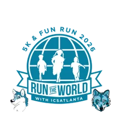 Run the World with ICSAtlanta 5K & Fun Run logo