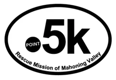 Point 5K (only 1,640 feet) to benefit Rescue Mission of Mahoning Valley logo