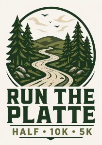 Run the Platte Half / 10K / 5K logo