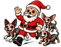 Santa Shuffle 5k Fun Run & Walk logo