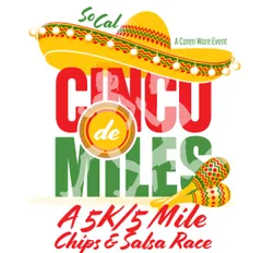 SoCal's Cinco De Miles 5K and 5 MILE logo
