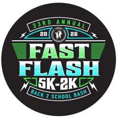 34th Annual Fast Flash 5k and Back 2 School Bash logo