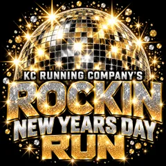 KC Running Company's Rockin' New Year's Day Run logo