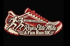 REYES ELITE/OPEN MILE RUN & Fun 5K logo