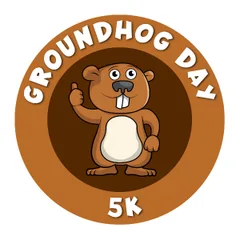 Groundhog Day 5K logo