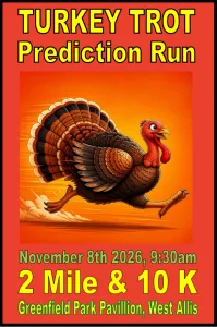 Turkey Trot 10K or 2 mile Prediction Run with a Kids Run! logo