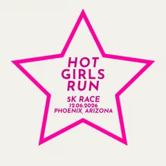 Hot Girls Run AZ 5K logo