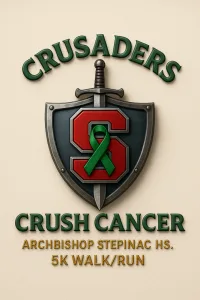 Crusaders Crush Cancer 5k logo
