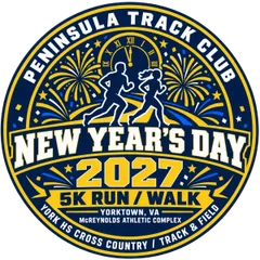 PTC New Year's Day 2027 5K logo