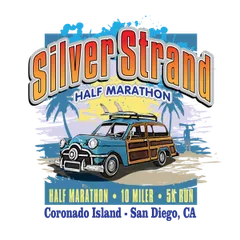 Silver Strand Veterans Day Half Marathon, 10 Miler, 12K & 5K - San Diego logo