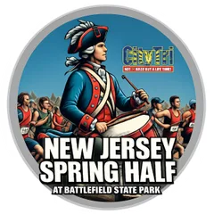 The New Jersey Spring Half, 10k, 5k @ Monmouth Battlefield Park logo