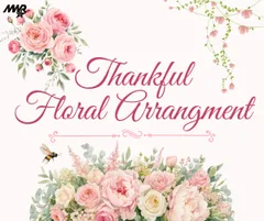 Thankful Floral Arrangement logo
