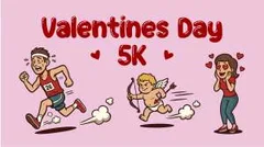 Valentine's Day 5k logo