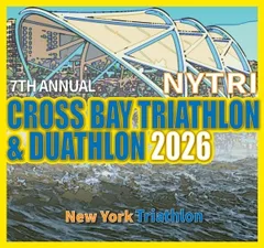 8th Annual Cross Bay Triathlon/Duathlon logo