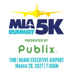 Miami Executive Airport |TMB| MIARunway 5K presented by Publix logo