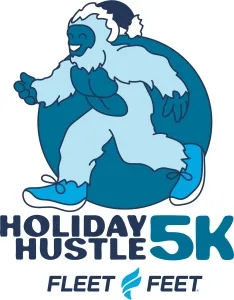 Holiday Hustle 5K- A festive 5K with a sweet finish logo