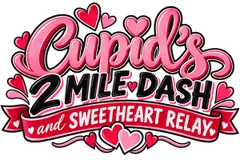 Cupid's 2 Mile Dash & Sweetheart Relay logo