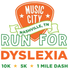 Music City Run for Dyslexia logo