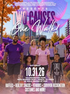 Two Causes, One Walk 5K & Community Walk logo