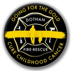 Dothan Firefighters Going for the Gold logo