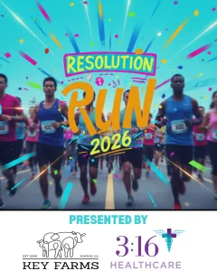 Resolution Run at City Station logo