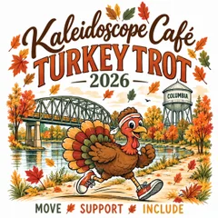 Kaleidoscope's Cafe Turkey Trot 2026 logo