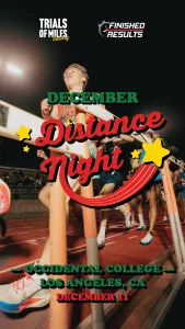 California December Distance Night logo