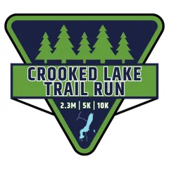 Crooked Lake Trail Run (2.3-Mile | 5K | 10K) logo