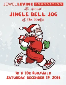 Jingle Bell Jog 5k/10k Run-Walk at Dos Vientos logo