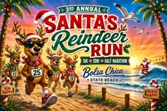 Santa’s Reindeer Run - 3rd Annual- 5K, 10K, and Half Marathon logo
