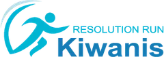 8th Annual KIWANIS RESOLUTION 5K Run/Walk, and 10K Run/Walk logo