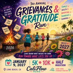 Grievances & Gratitude Run - New Year Reset 5K 10K Half Marathon logo