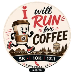 Resolution Run for Coffee 5K/10K/13.1 - Roseville logo