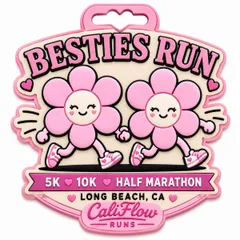 Besties Run 5K. 10K. Half Marathon , & Kids Dash logo