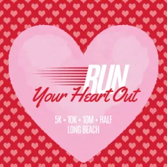 Run Your Heart Out - 5K, 10K, 10-Miler, Half Marathon logo