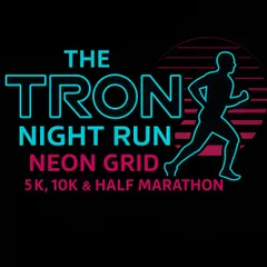 The TRON Night Run: Neon Grid 5K & 10K logo