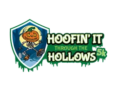 Hoofin' It Through the Hollows 5K logo