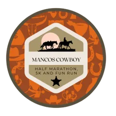 Mancos Cowboy Half Marathon, 5K, and Fun Run logo