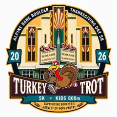 Alpine Bank Boulder Thanksgiving Day 5K logo